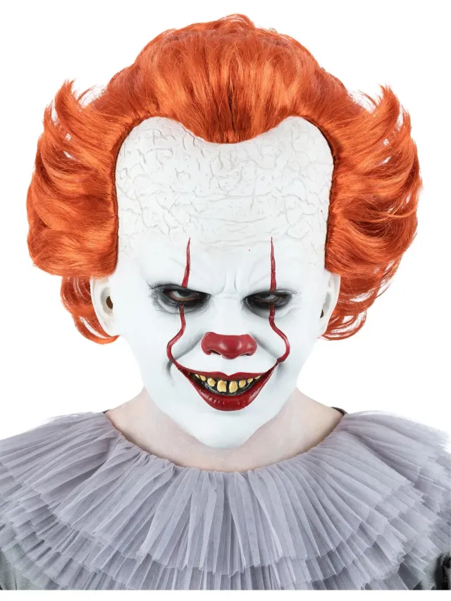 Smiffys IT Chapter 2 Pennywise maschera lattice adulto