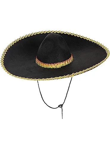 Funidelia Mariachi cappello uomo nero Giorno Morti
