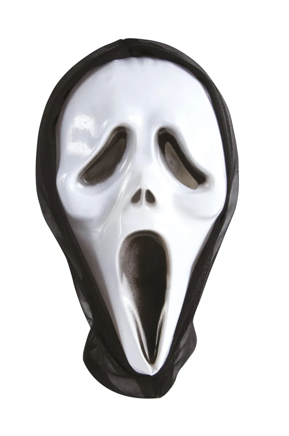 P'tit Clown 54130 maschera fantasma Scream bianca