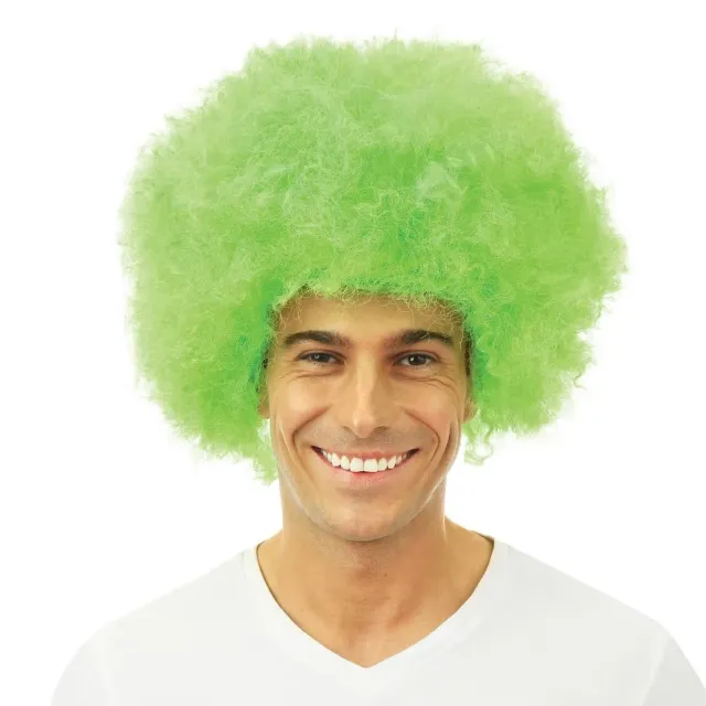 P'tit Clown Willy Afro parrucca verde riccia