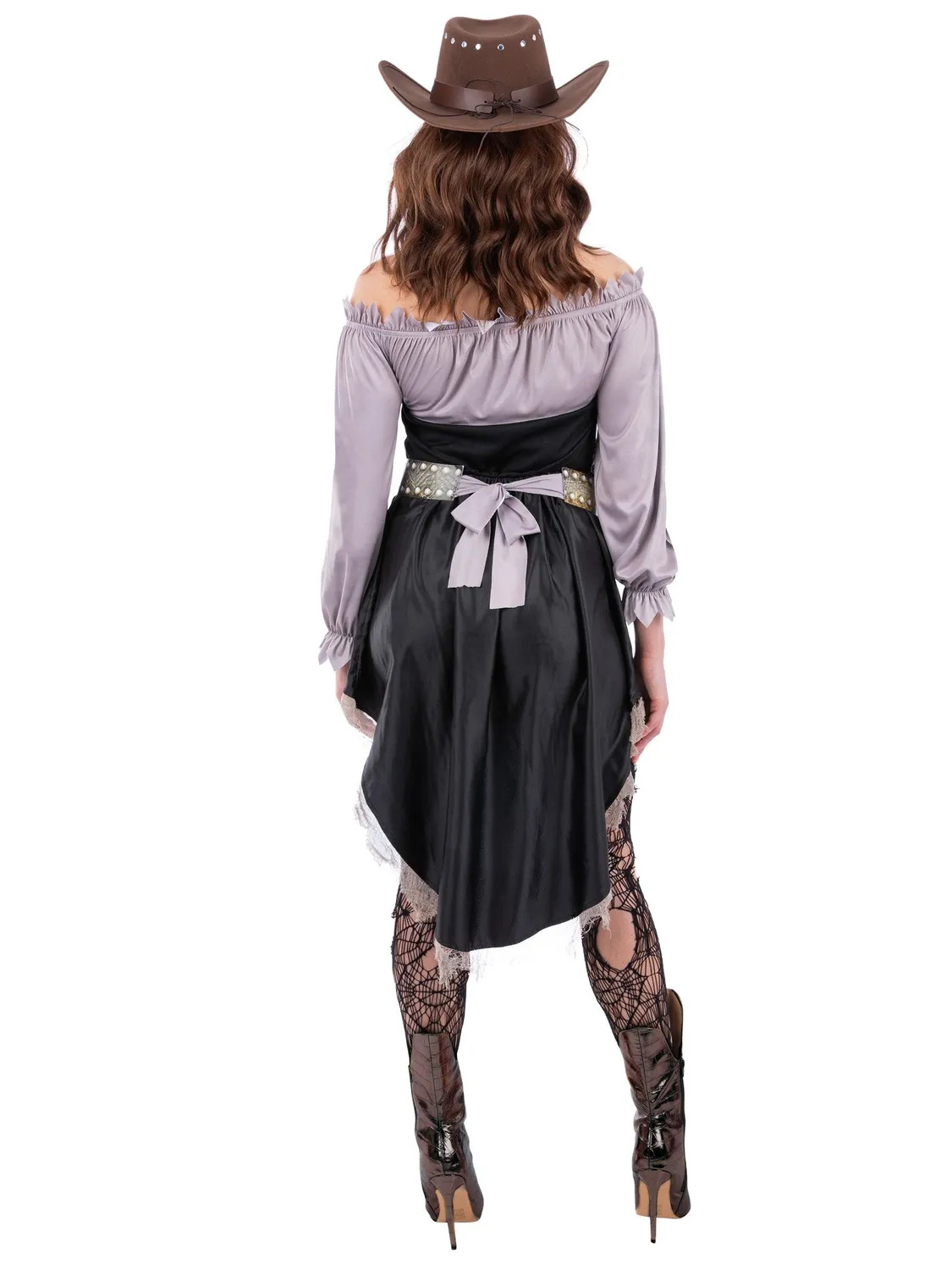 Smiffys Skeleton Saloon Girl costume cowgirl scheletro donna