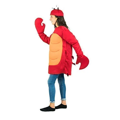 Bodysocks Granchio costume carnevale adulti rosso