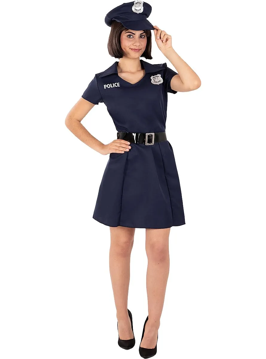 Funidelia Poliziotta Costume Donna 3XL Azzurro Professioni