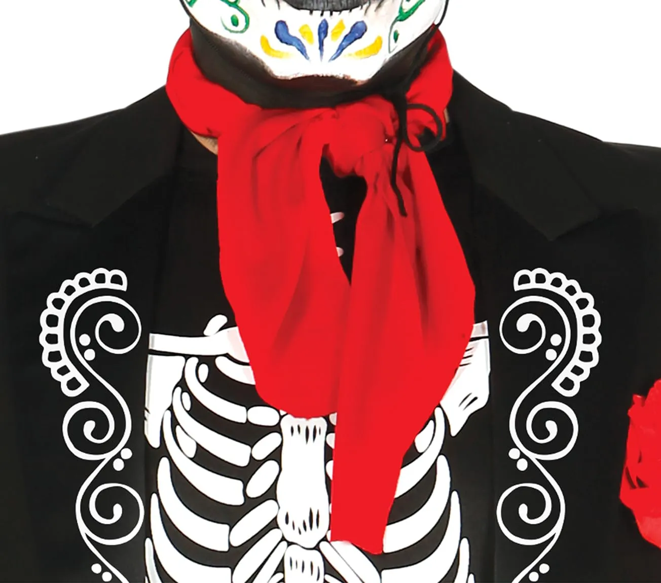 Guirca Scheletro Mariachi costume ragazzo L 52-54 nero