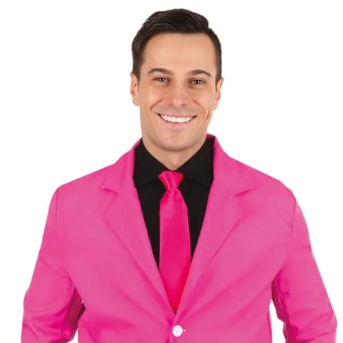 P'tit Clown 21162 Cravatta Elastico Rosa Fluo Unica