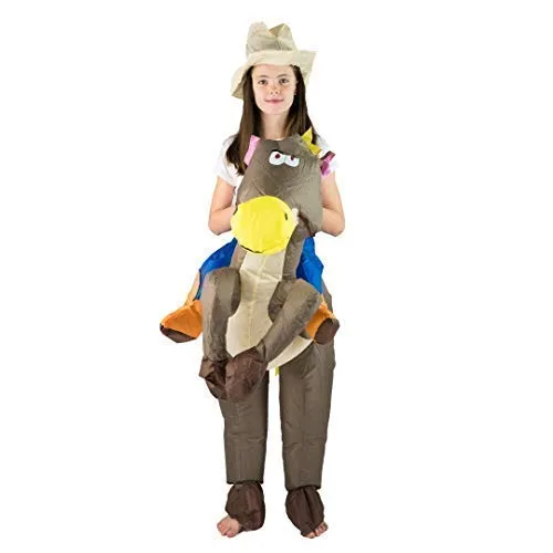 Bodysocks Costume Gonfiabile Cowboy Bambini Carnevale