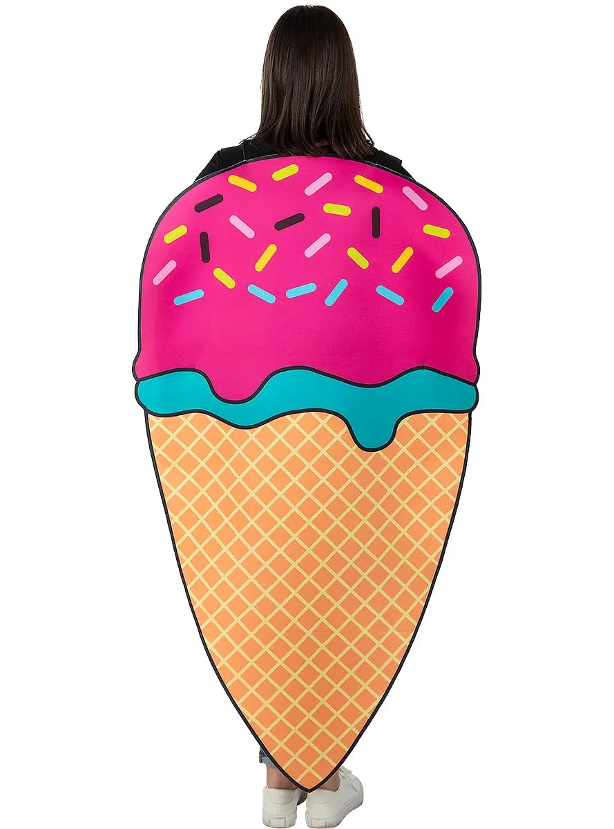 Funidelia Gelato Costume Cibo Unisex Taglia Unica marrone