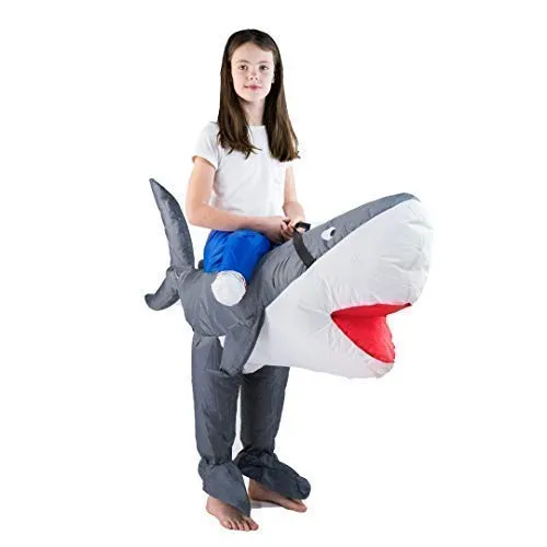 Bodysocks costume gonfiabile squalo bambino con ventola