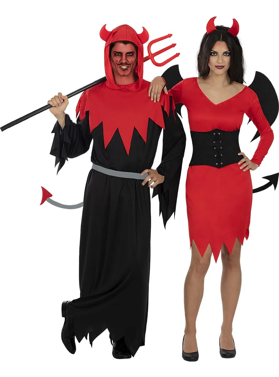 Funidelia Diavolessa costume donna S rosso