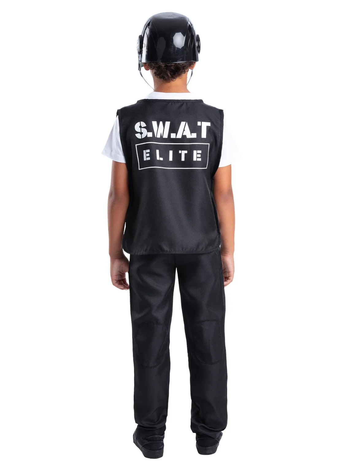 Smiffys Swat costume bambino nero 4-6 anni set