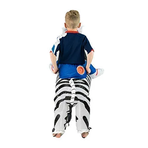 Bodysocks zebra costume gonfiabile bambini 5-11 anni
