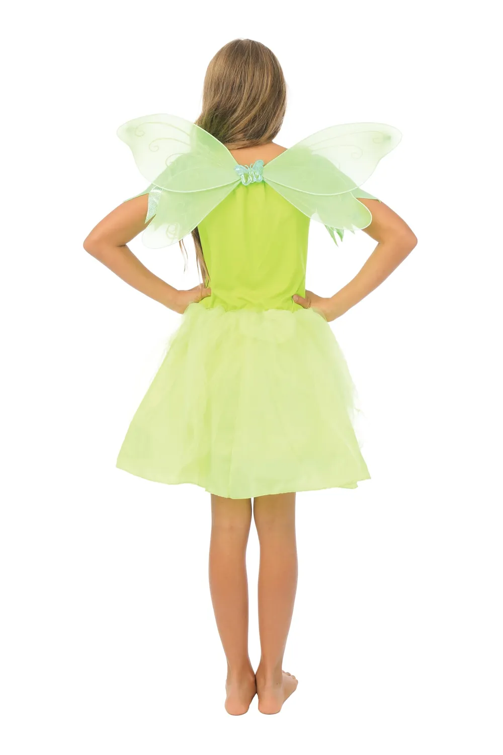 P'tit Clown Fata costume bambina vestito con ali 10-12 anni