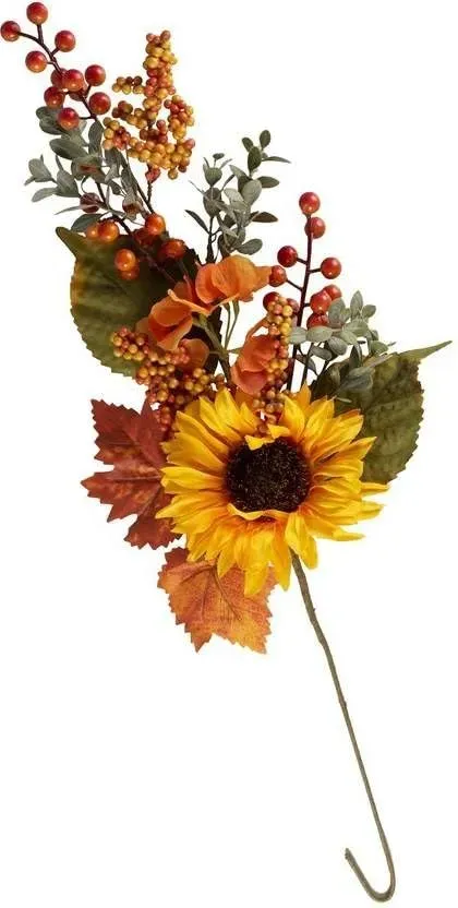 P'tit Clown picca fiori decorazione arancione 60 cm