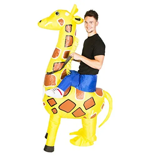 Bodysocks Costume Gonfiabile Giraffa Adulto cavalcabile