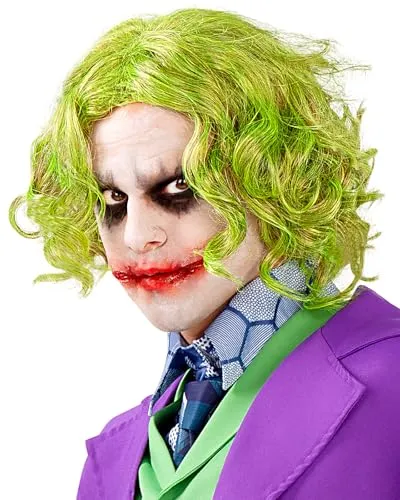 Funidelia Parrucca Joker Cavaliere Oscuro Verde Adulti