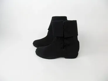 La Bottega di Merlino 008 scarponcino pelle nabuk nero