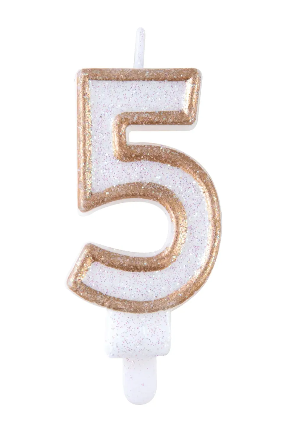 P'tit Clown 21195 candela numero 5 oro per torta