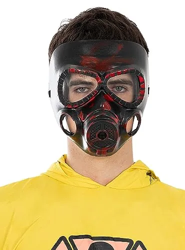 Funidelia Morto Vivente Maschera Antigas grigia horror