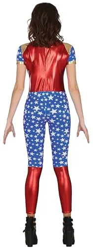 Fiestas Guirca Eroina Stella costume 14-16 anni rosso blu