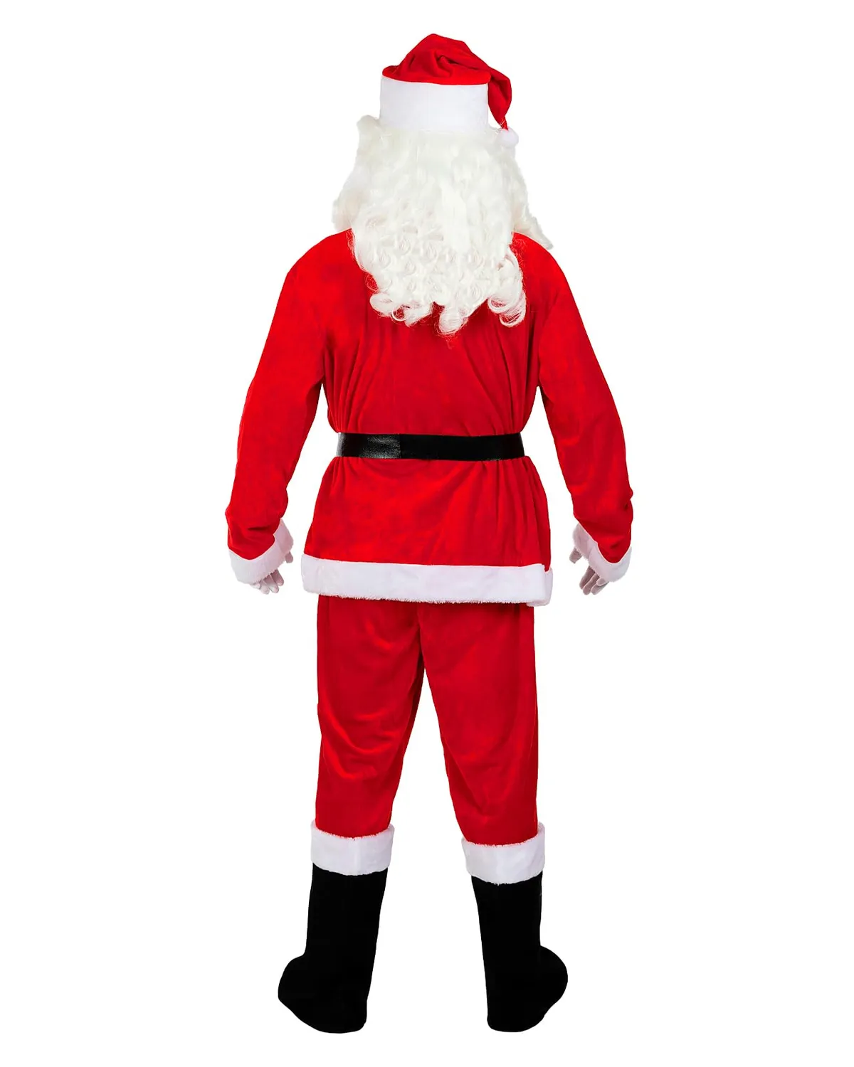 Funidelia Babbo Natale Deluxe costume uomo L rosso accessori