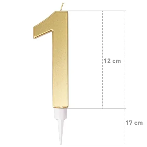 P'tit Clown 23951 candela gigante oro numero 1