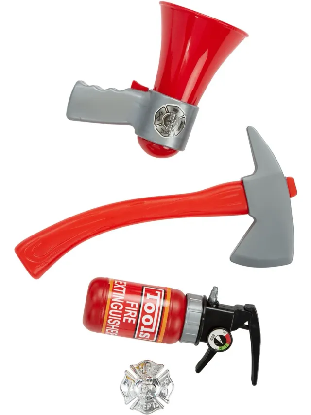 Smiffys Fire Fighter kit pompiere bambino 4 pezzi