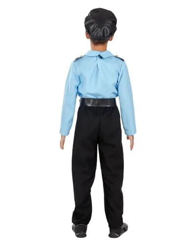 Funidelia Poliziotto costume bambino 5-6 anni nero