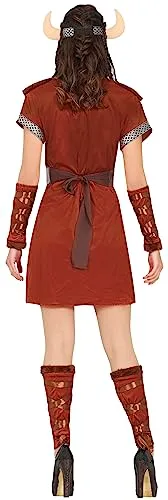 Guirca Vichinga Guerriera costume donna L con copricapo