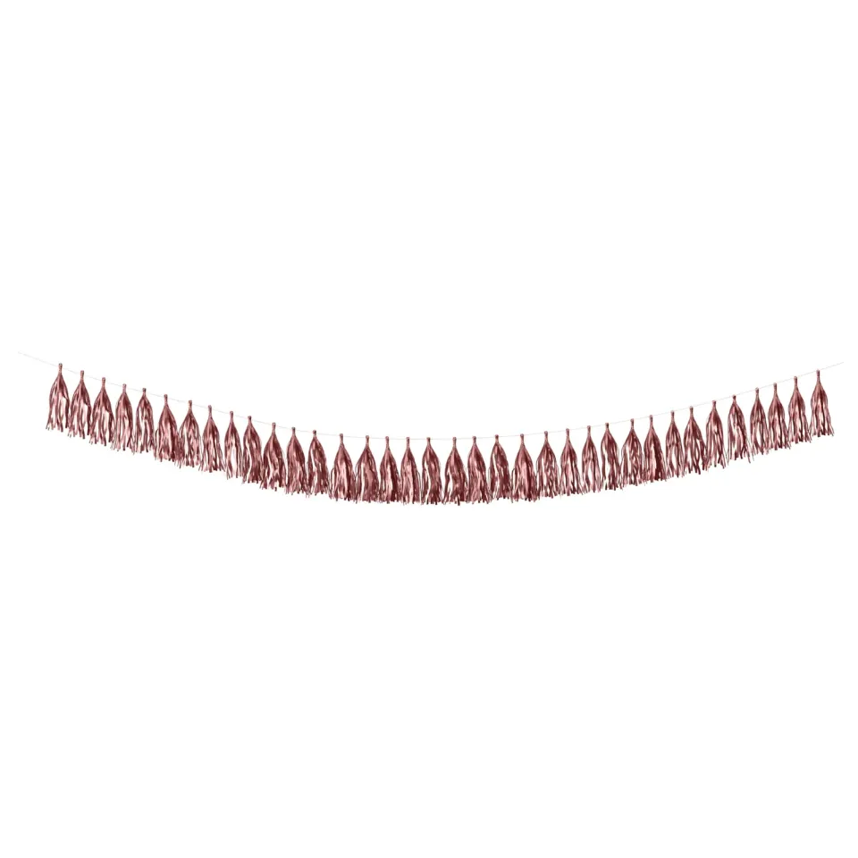 P'tit Clown RE22622 ghirlanda pompon oro rosa 3 m