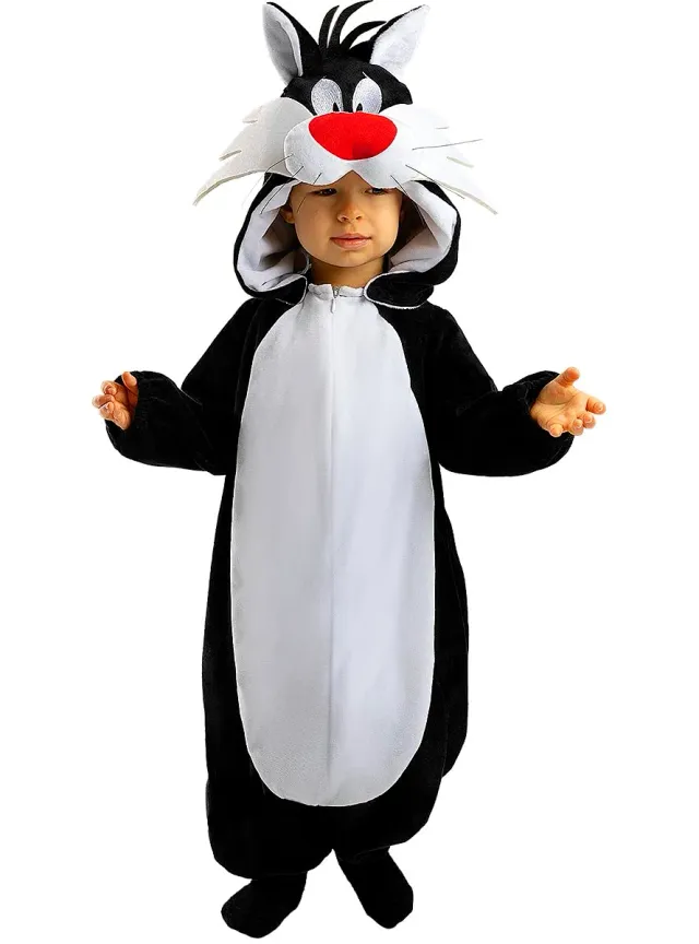 Funidelia Looney Tunes Silvestre costume bebè nero cartone