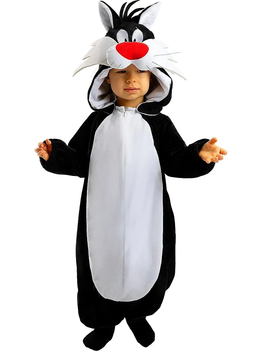 Funidelia Looney Tunes Silvestre costume bebè nero cartone
