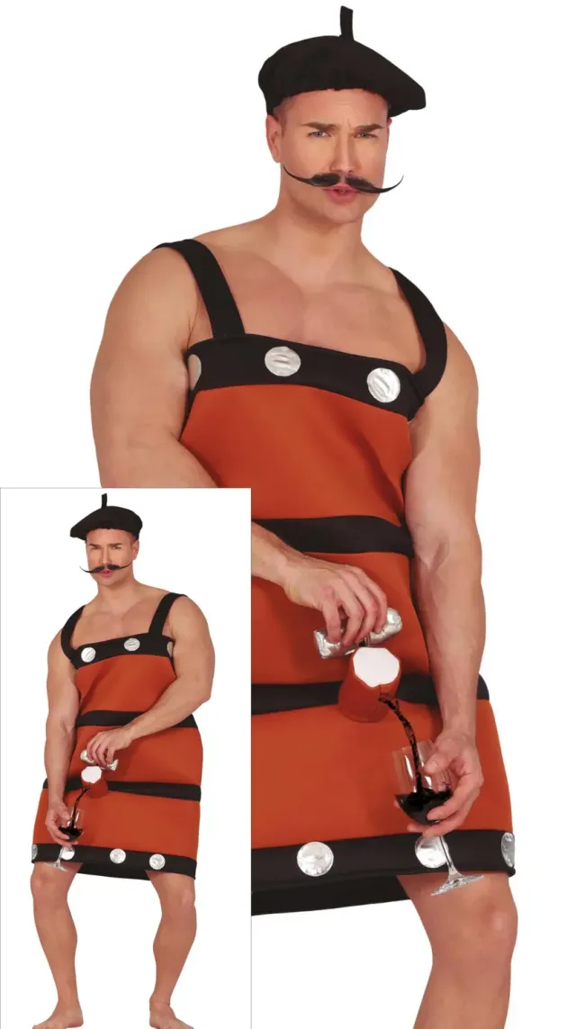 Fiestas Guirca Barile Birra costume uomo L tunica