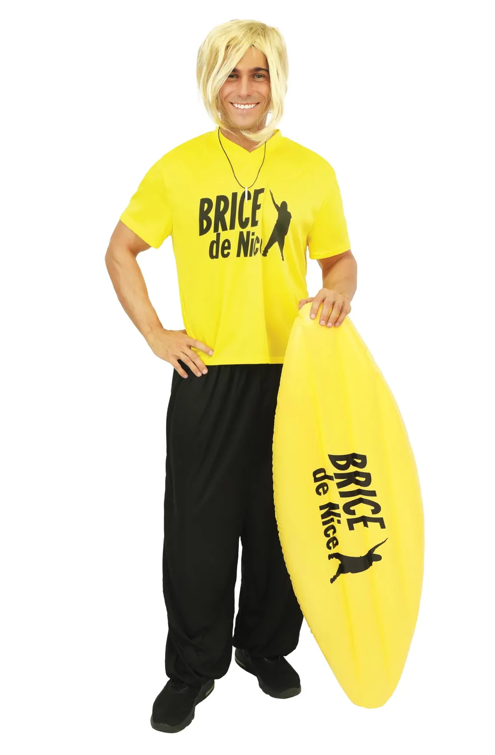 P'tit Clown Brice de Nice 84102 costume adulto taglia unica giallo