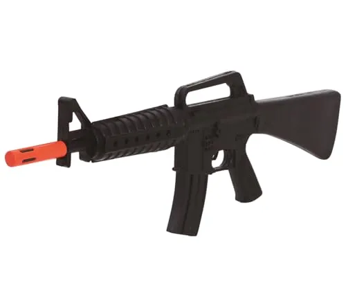 Guirca Mitraglietta d'Assalto 62 cm Nera con Suono