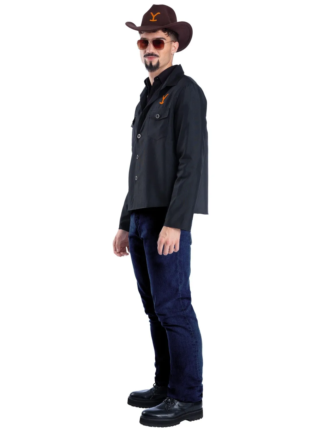 Smiffys Yellowstone Rip Wheeler Kit Uomo L-XL Cowboy