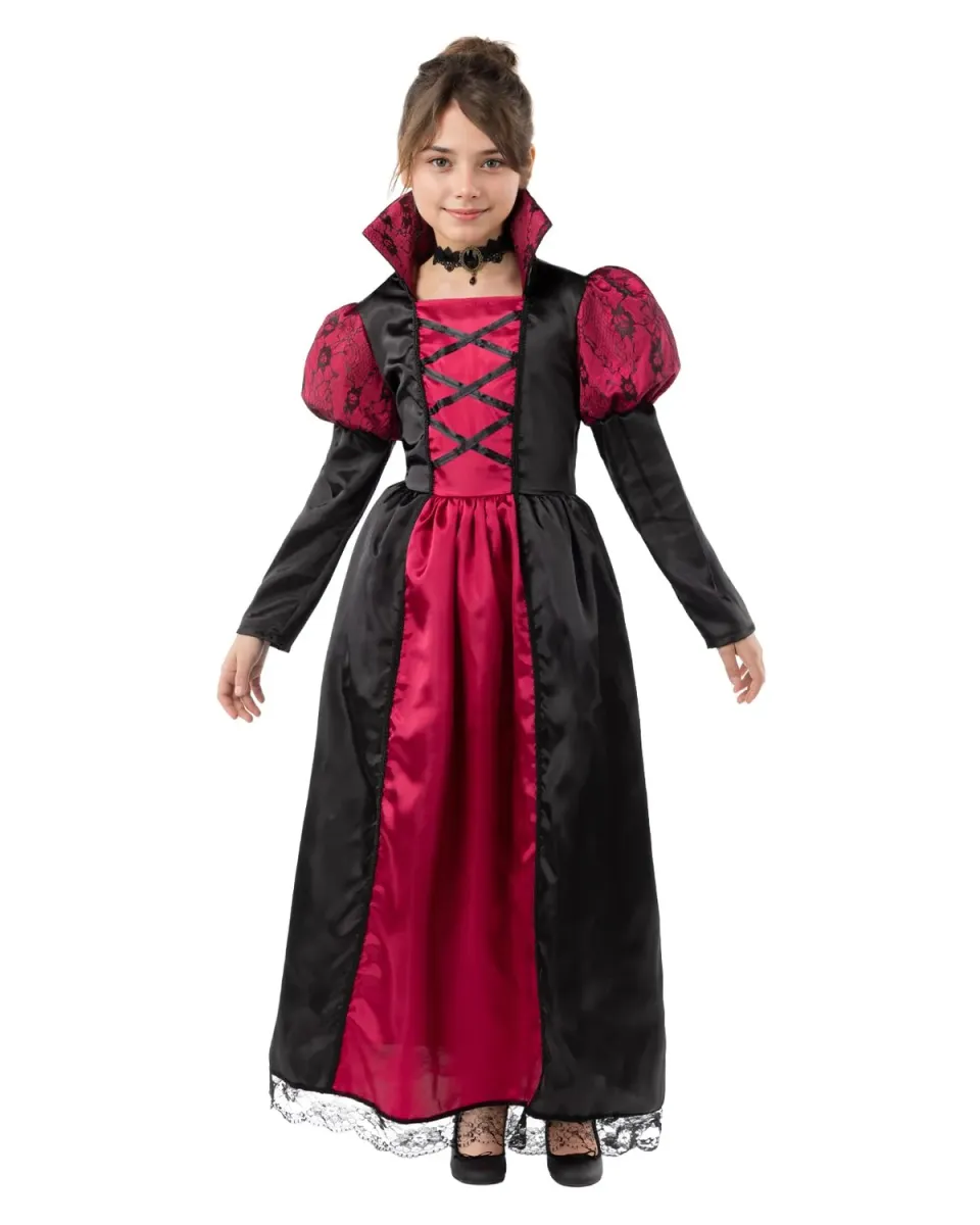 Funidelia Vampira costume bambina 10-12 anni con colletto