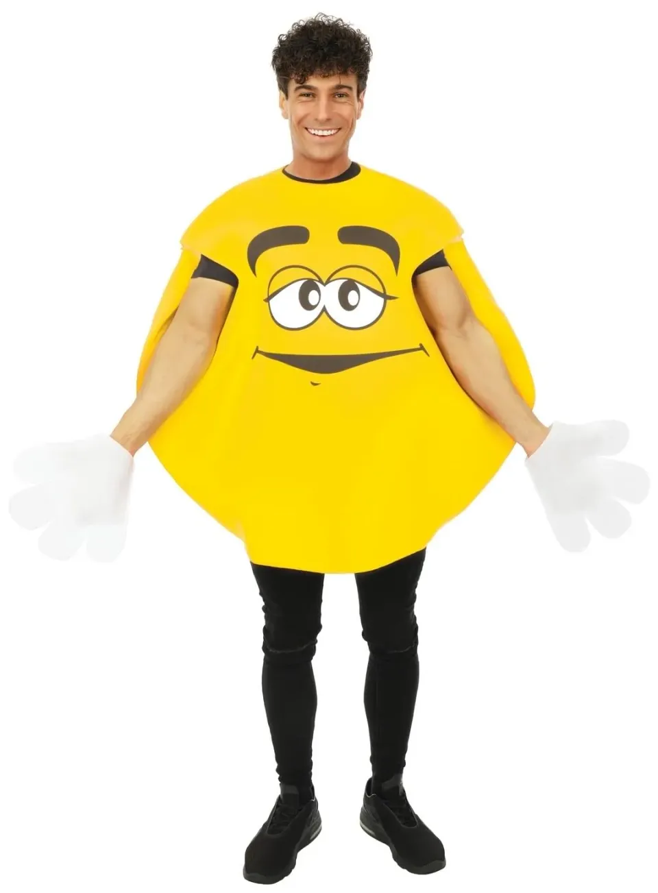 P'tit Clown 76702 costume caramella adulto giallo taglia unica
