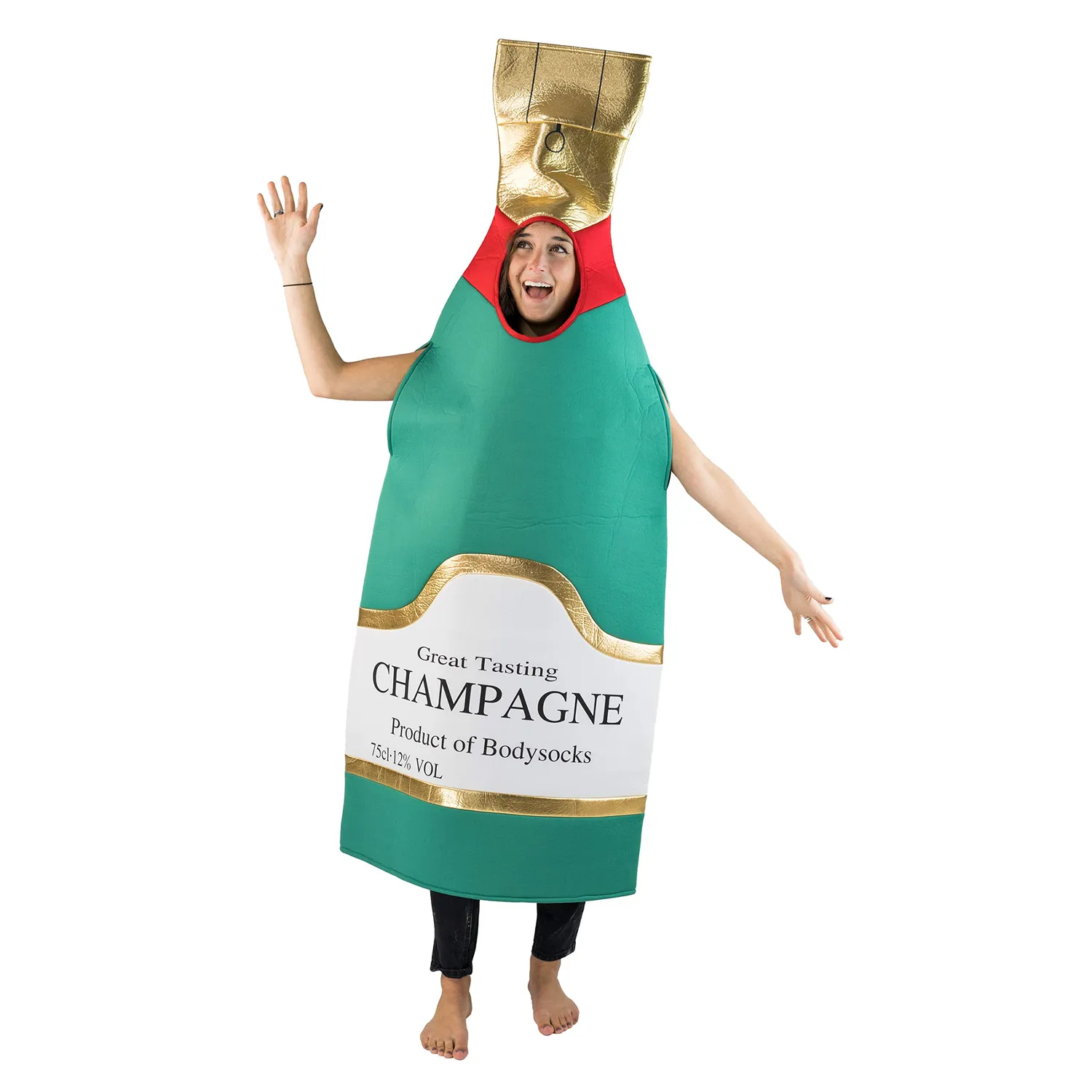 Bodysocks Champagne costume adulto taglia unica