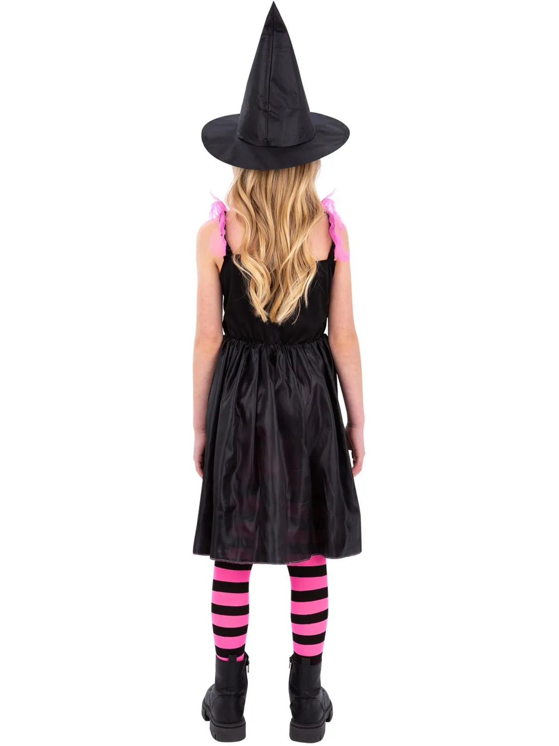 Smiffys Rainbow Web costume strega bambina 7-9 anni