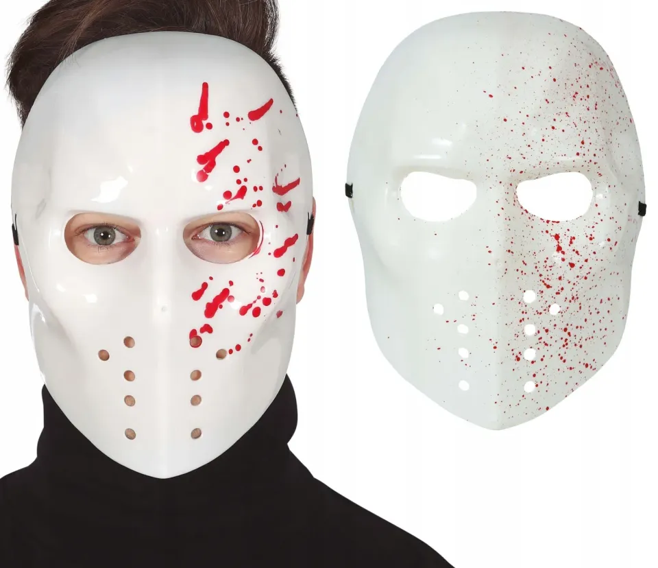 Fiestas Guirca Hockey maschera bianca per Halloween