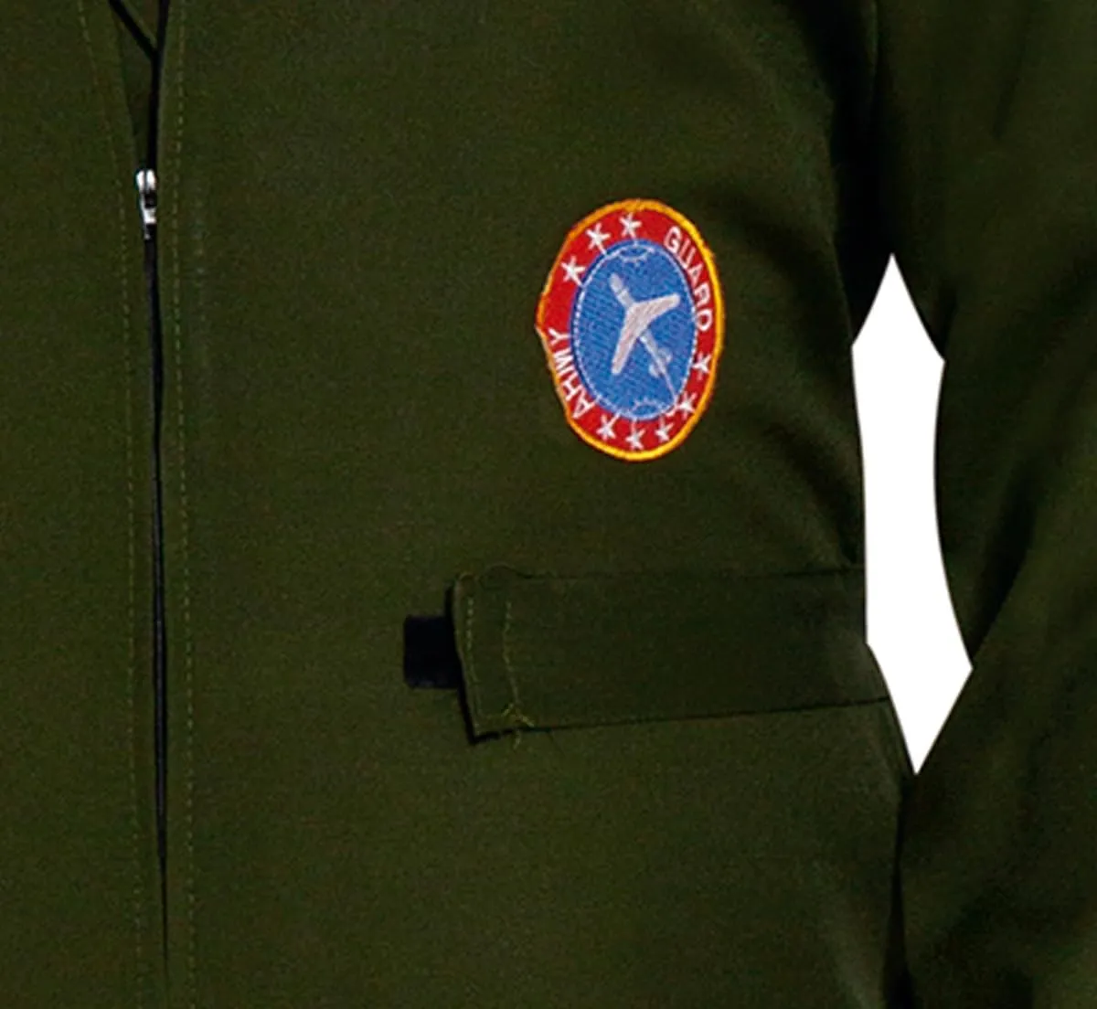 Guirca Pilota Caccia costume adulto XL 54-56 verde