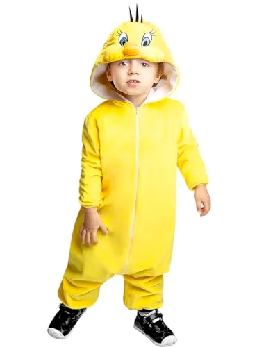 Funidelia Looney Tunes Titti costume neonato giallo 6-12 mesi