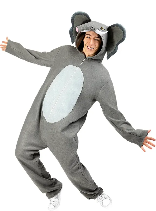Funidelia Elefante costume adulto grigio L-XL