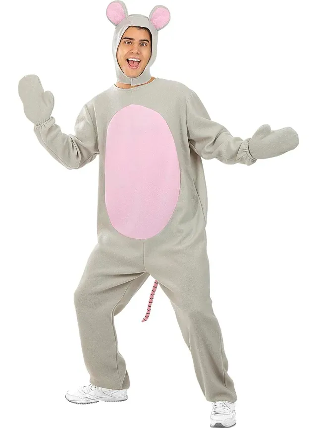 Funidelia Costume da Topo Adulto M-L Grigio Carnevale