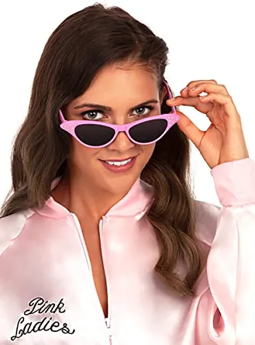 Funidelia Anni 50 Occhiali Donna Rosa Rock & Roll