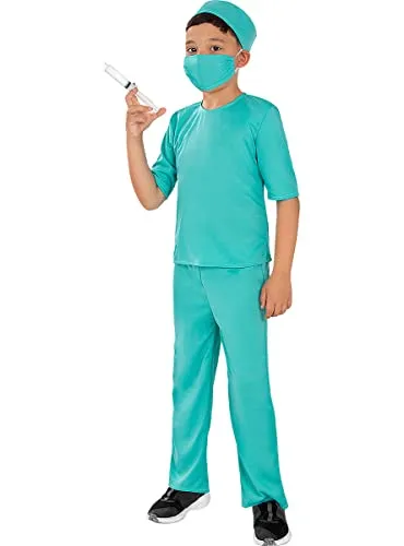 Funidelia Chirurgo costume bambino azzurro 10-12 anni