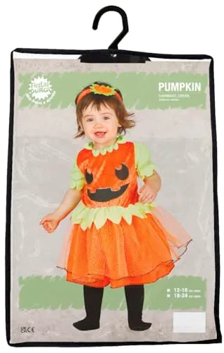 Fiestas Guirca Zucca costume bebè 12-18 mesi con diadema