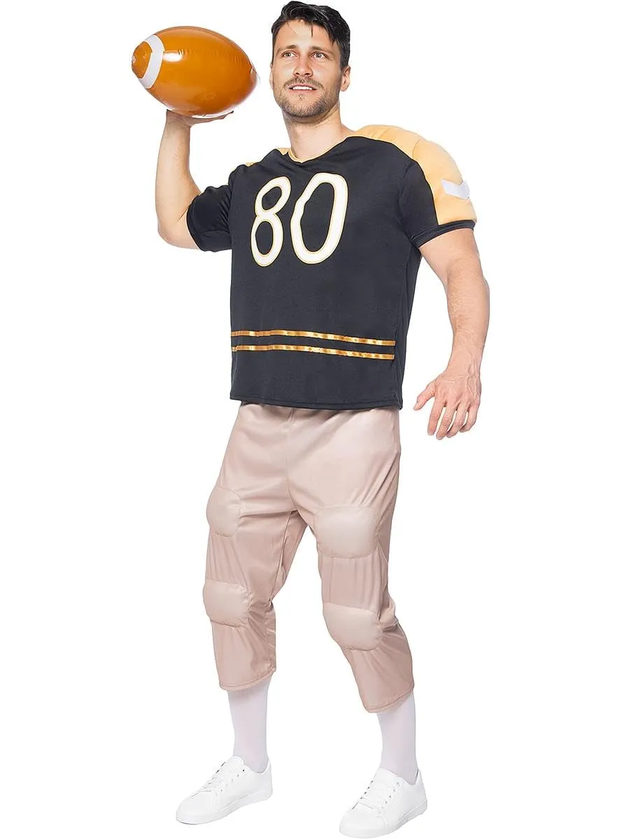 Funidelia Rugby Quarterback Costume Football Americano XL muscoloso