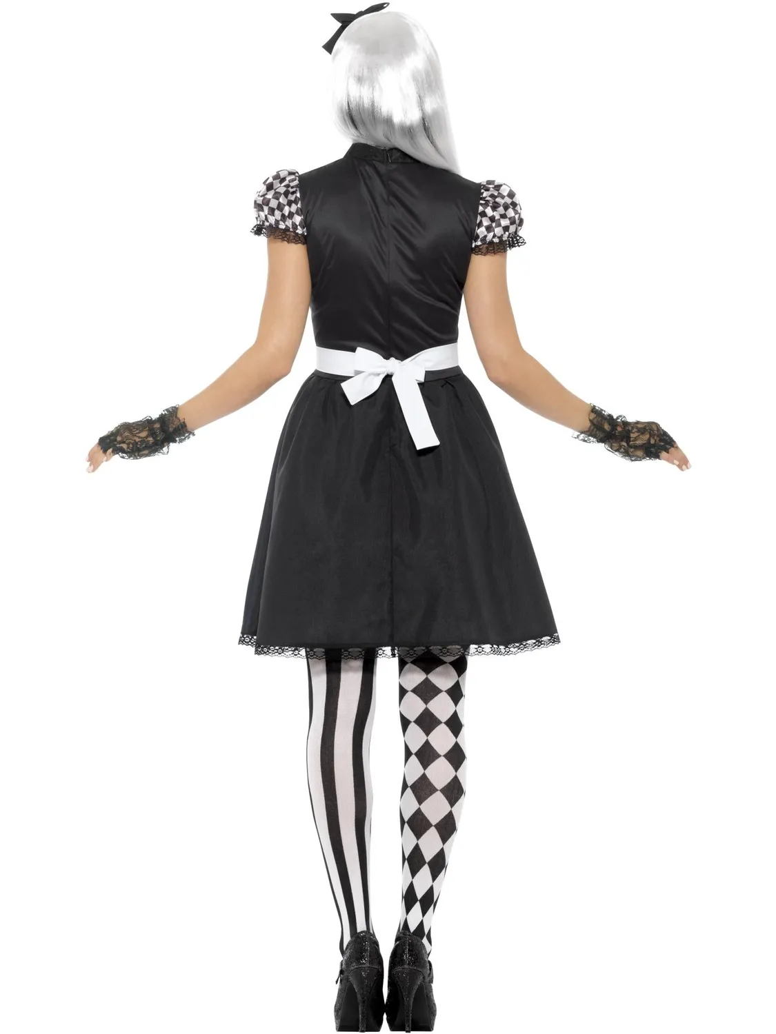 Smiffys Gothic Alice costume donna nero per Halloween