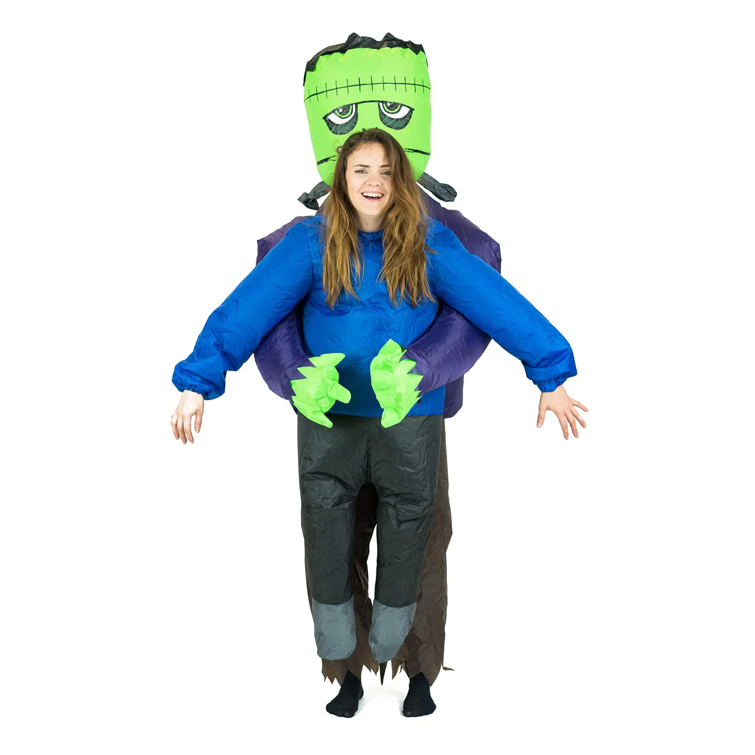 Bodysocks Costume Gonfiabile Frankenstein Adulto Illusione